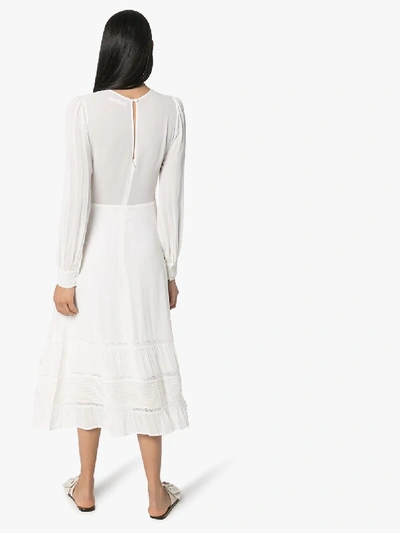 Shop Reformation Valerie Tiered Dress In White