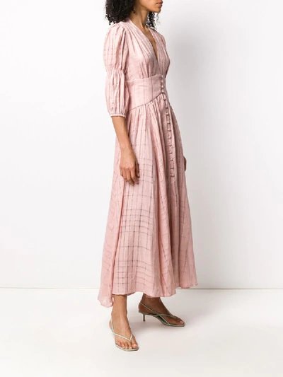Shop Cult Gaia Willow Fitted Smock Dress In Pink