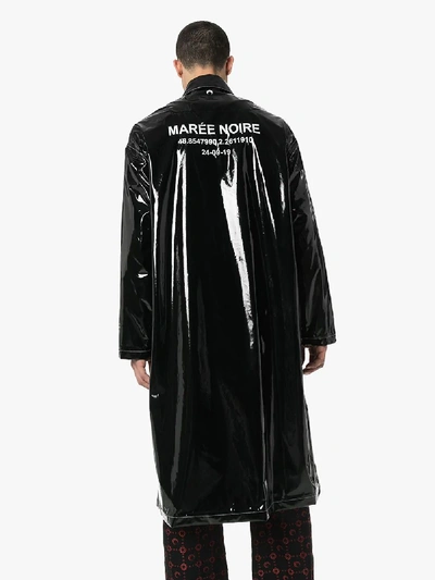 MARINE SERRE 'MARÉE NOIRE' VINYL-TRENCHCOAT C003SS20M14675592