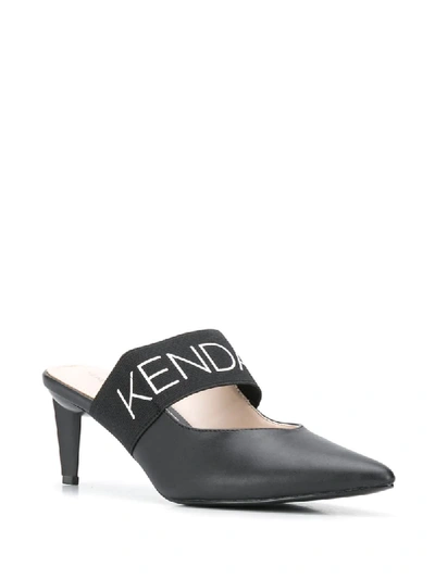 Shop Kendall + Kylie Lacey Mules In Black