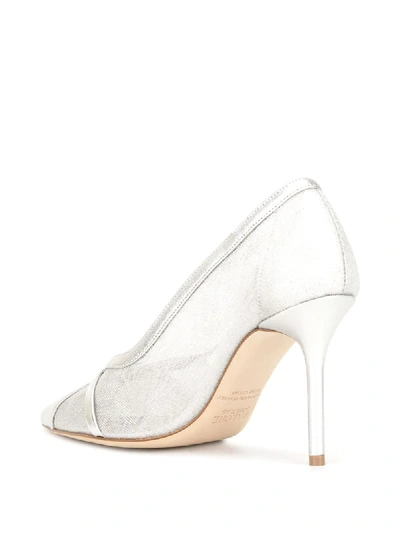 Shop Malone Souliers Brook Metallic Pumps In Silver