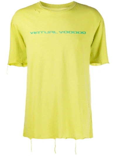 Shop Alchemist Logo T-shirt In Yellow
