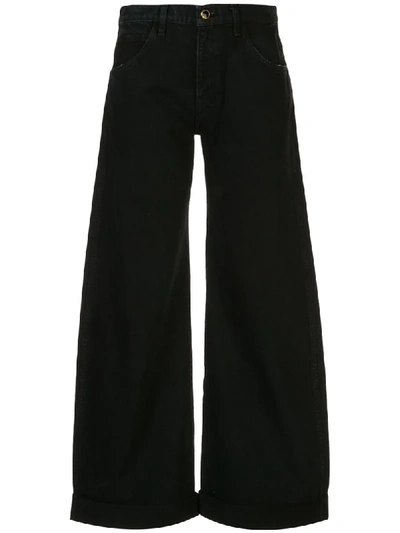 Shop Khaite Dayton Jeans In Black