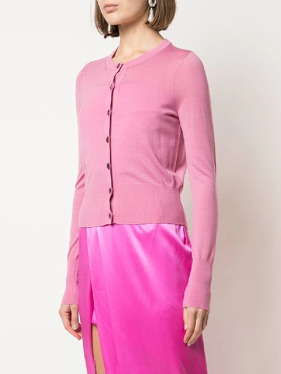 Shop Sies Marjan Cropped Cardigan In Pink