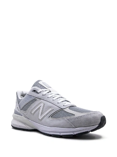 Shop New Balance 990 Low-top Sneakers In Grey