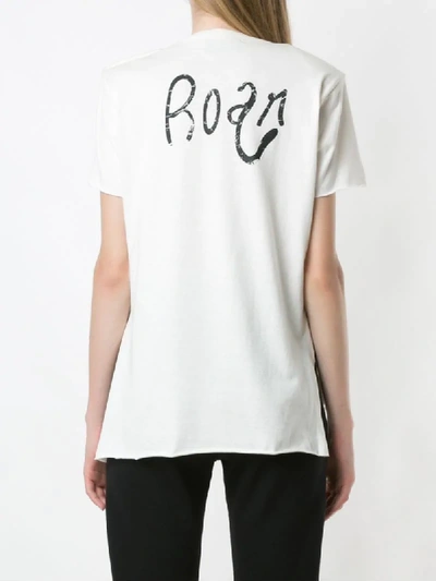 Shop Andrea Bogosian React Embellished Cat T-shirt In Neutrals