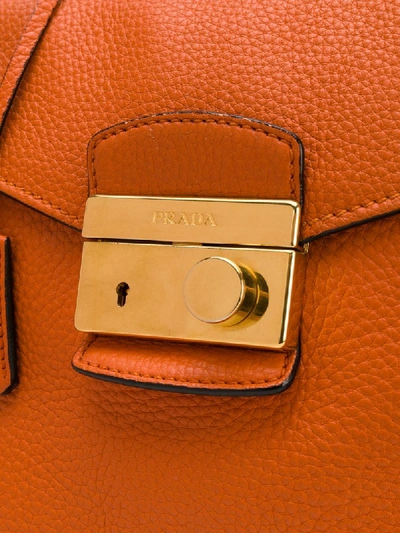 Pre-owned Prada 2010-2015 Box Bag In Red