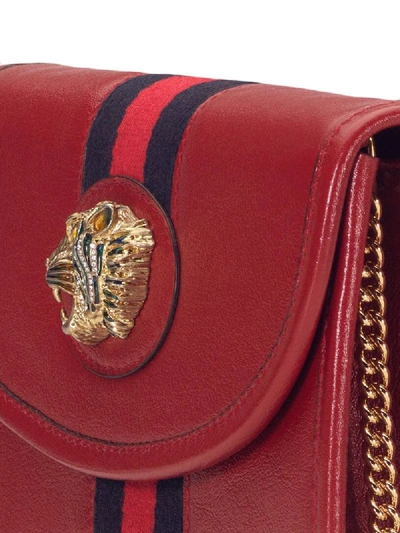 Shop Gucci Rajah Mini Bag In Red