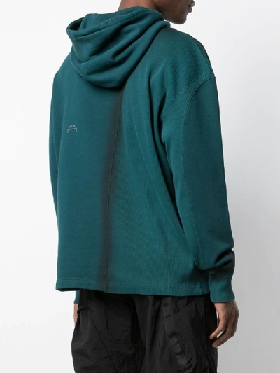 Shop A-cold-wall* Long-sleeved Hoodie In Blue