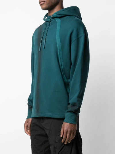 Shop A-cold-wall* Long-sleeved Hoodie In Blue