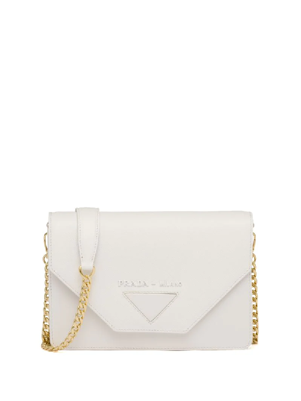 prada white clutch