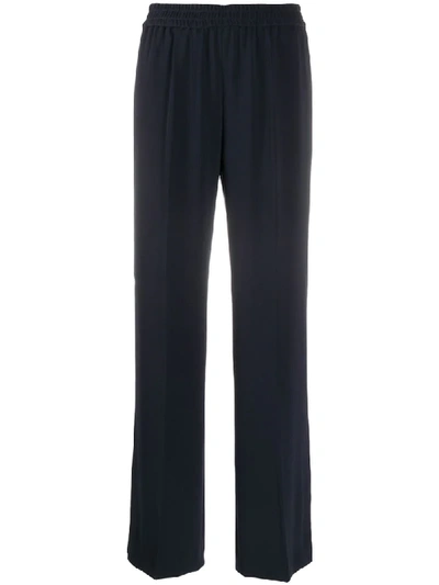 Shop Alberto Biani Straight Leg Trousers In Black