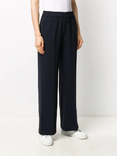 Shop Alberto Biani Straight Leg Trousers In Black