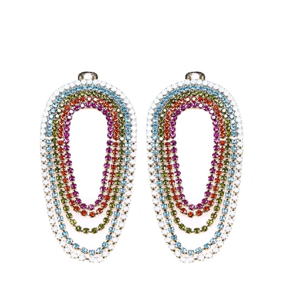 Shop Silvia Gnecchi Liberty Earrings In Multicolor