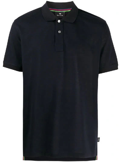 Shop Ps By Paul Smith Short-sleeved Polo Shirt In Blue