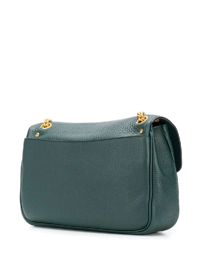 Shop Mulberry Darley Shoulder Bag In Green