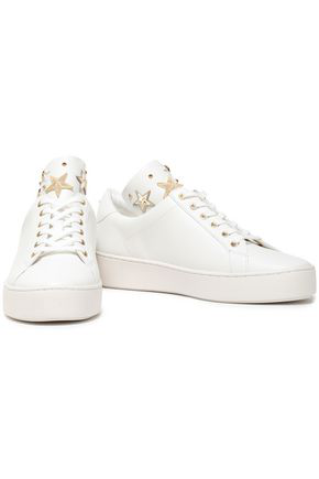 michael michael kors mindy studded leather sneaker