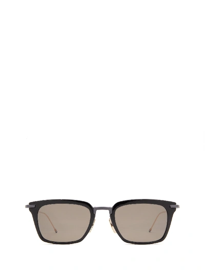 Shop Thom Browne Tbs910 Blk-gld Sunglasses