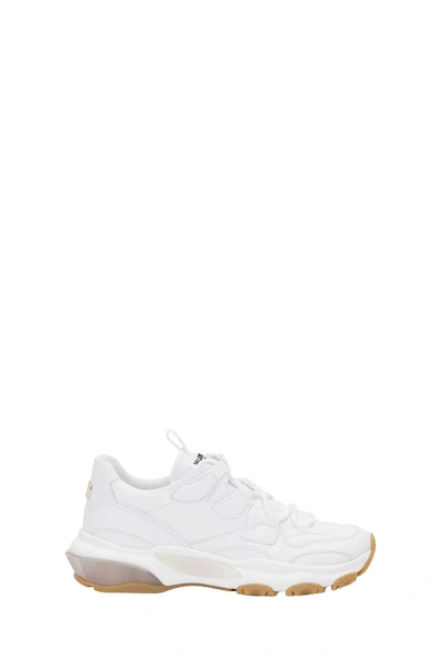 Shop Valentino Bounce Snekers In Bianco