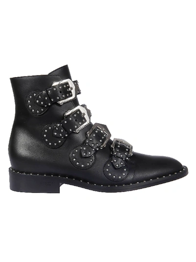 Shop Givenchy Elegant Flank Boots In Black