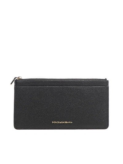 Shop Dolce & Gabbana Card Holder Wallet In Nero