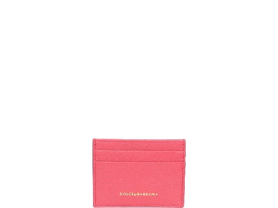 Shop Dolce & Gabbana Card Holder In Rosso