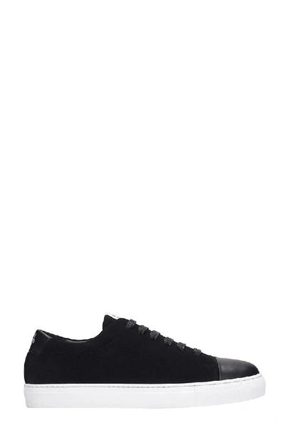 Shop National Standard Sneakers In Black Suede