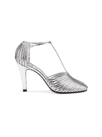 Shop Givenchy Sandal In Silver