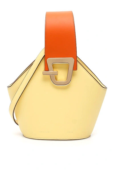Shop Danse Lente Mini Johnny Bag In Yellow,orange