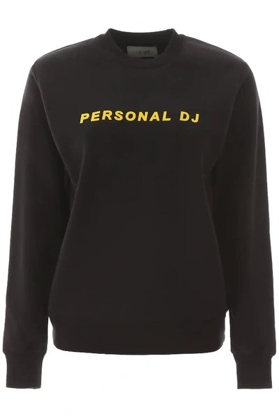 Shop Kirin Personal Dj Sweatshirt In Black,yellow