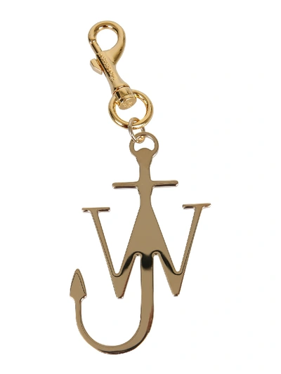 Shop Jw Anderson Anchor Key Chain In Oro