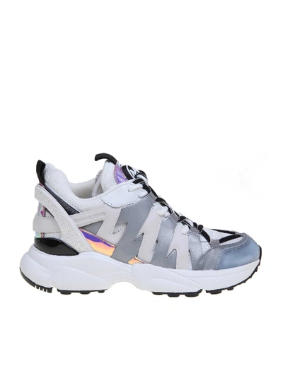 Shop Michael Michael Kors Sneakers Hero Reflective In Multicolor