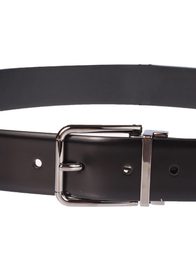 Shop Dolce & Gabbana Buckled Belt In Nero