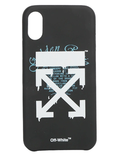 Shop Off-white Iphone Xs Cover In Nero