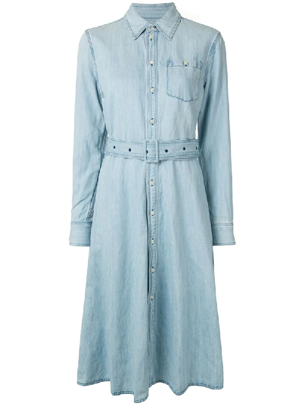 lauren ralph lauren denim shirt dress