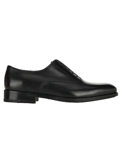 Shop Ferragamo Alfredo Lace Up Shoes In Balck