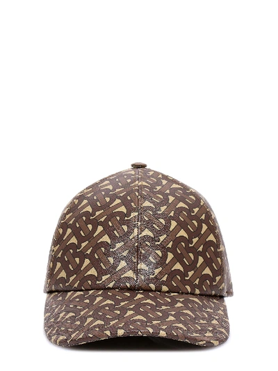 Shop Burberry Baseball Hat In Bridle Brown