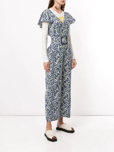 Shop Tanya Taylor 'avalon Confetti' Jumpsuit In Blue