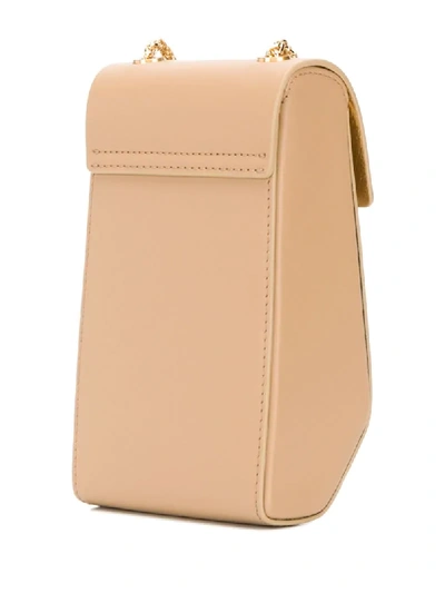 Shop The Volon Phone Case Crossbody Bag In Neutrals
