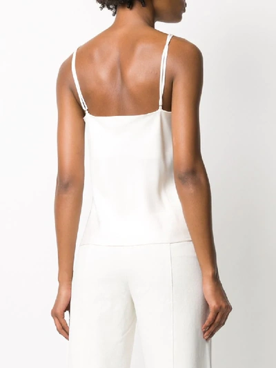 Shop Lvir Strappy Camisole Top In White