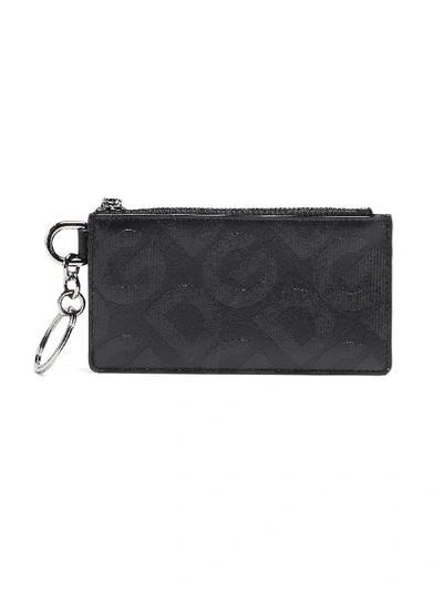 Shop Dolce & Gabbana Dg Logo Credit Card Case In Hnndn Dg Mania Logo