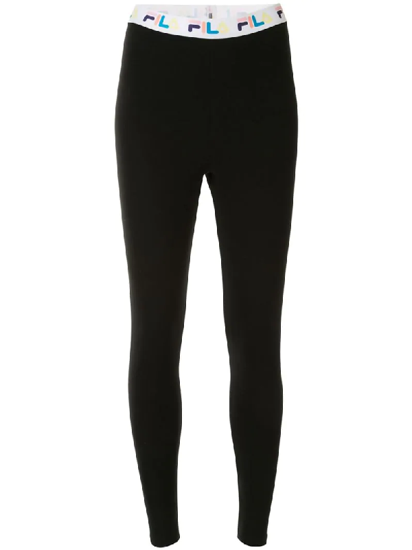 white fila leggings