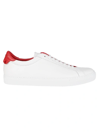 Shop Givenchy Sneakers In White/red