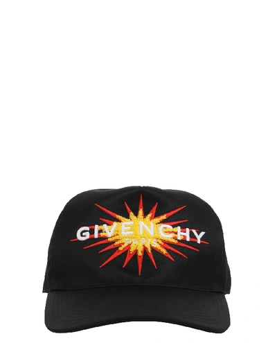 Shop Givenchy Black Curved Cap