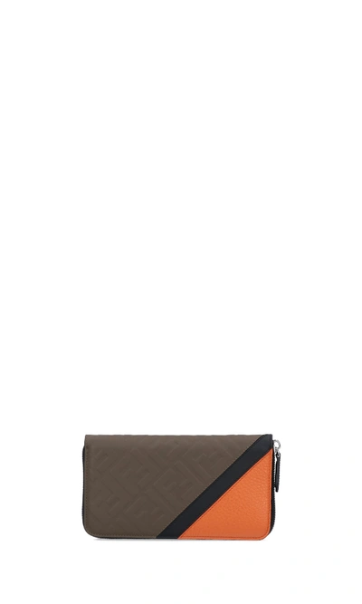 Shop Fendi Wallet In Green