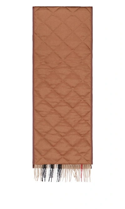 Shop Burberry Scarf In Brown