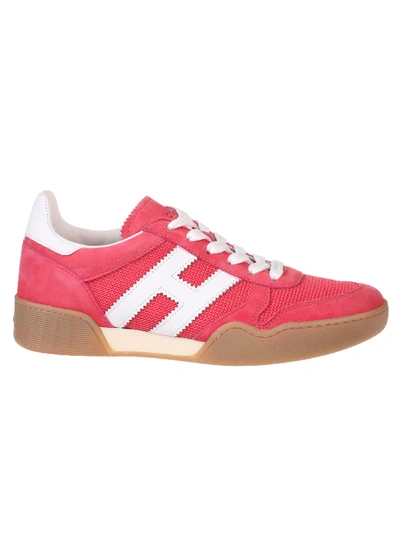 Shop Hogan H357 Retro Volley Sneakers