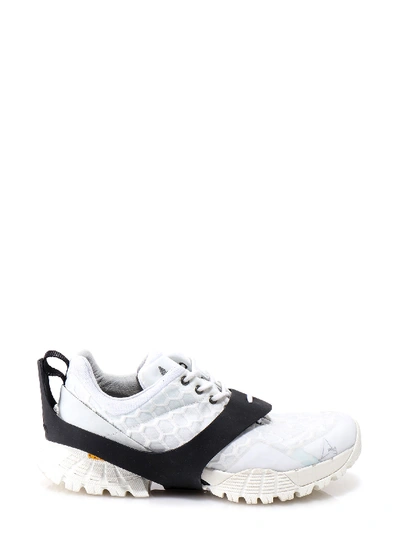 Shop Roa Oblique Sneakers In White