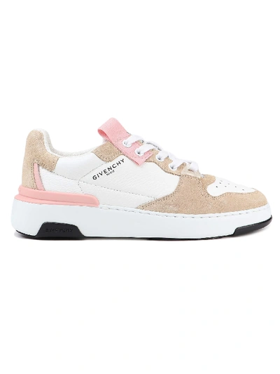 Shop Givenchy Wing Sneaker In Beige Pink