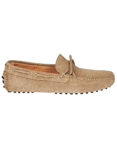 Shop Car Shoe Lace Detail Loafers In Desert